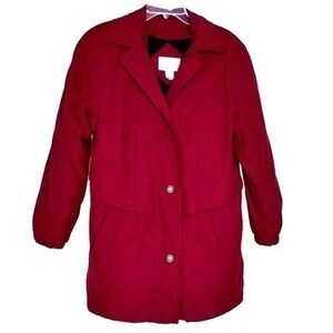 Jacqueline Ferrar lined red jacket with pockets medium